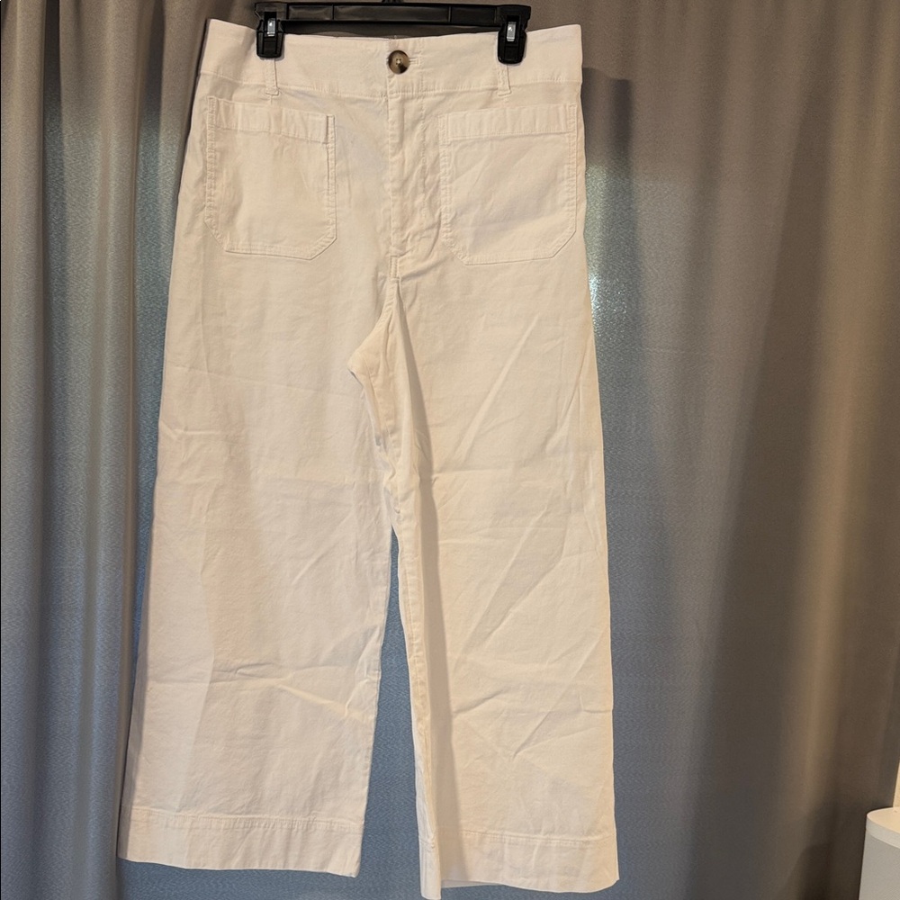 Anthropologie Maeve Colette pants in white